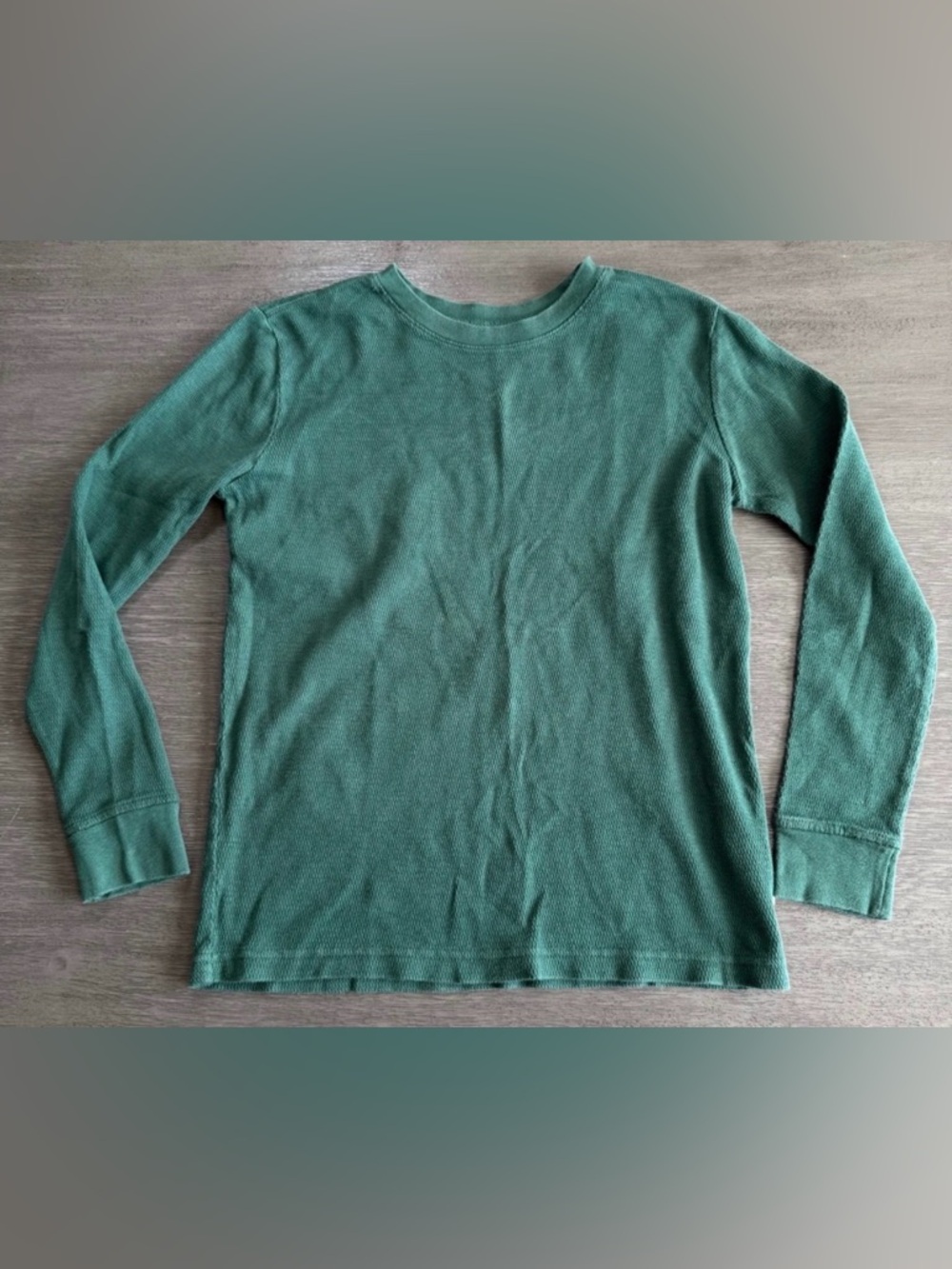 Tommy Bahama Boys Kids Thermal Dark Green Long Sleeve TShirt L
